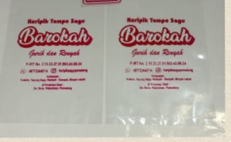 sablon opp seal/plastik roti/plastik kue/30mic ukuran 12x20 isi 100 - Putih