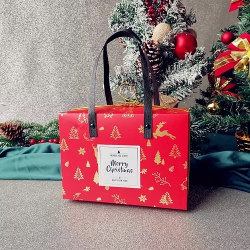 christmas box packaging natal, kotak natal