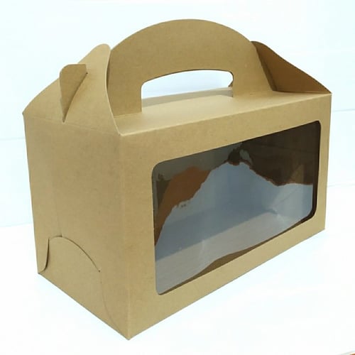 B94Dus Box Packaging Hampers Toples 4x500gr Kraft 29x14x16cm