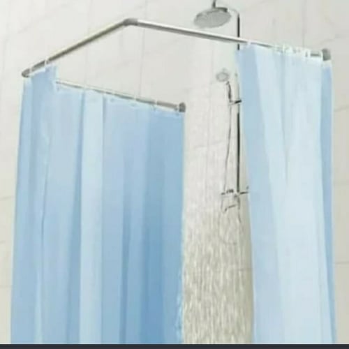 Tiang Shower Curtain 3IN 1 / Tirai Kamar Mandi Hordeng
