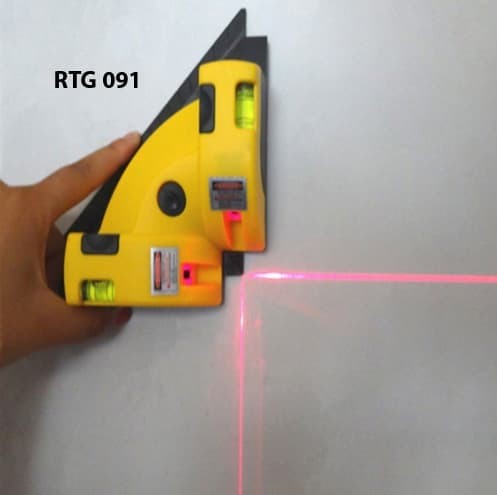 Laser Line Projection Alat Ukur Siku Vertical Horizontal Sudut 90