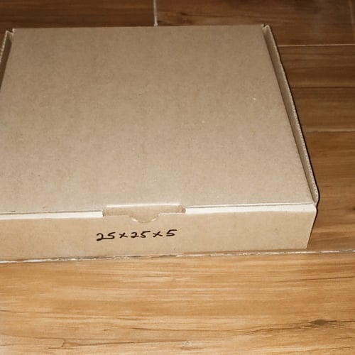 Kardus Box Packing 25x25x5 Cm Polos Singel Wall Tebal 3mm