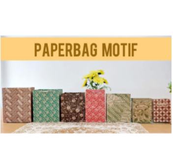 Paper Bag Motif / Paper bag Batik / Tas Kertas / Paperbag Batik - Mini