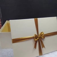kotak kado BESAR giftbox boxsouvenir 35x25x15cm pearlwhite BERPITA
