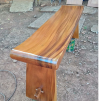 Kursi Tunggu Panjang Kayu Trembesi bench solid wood