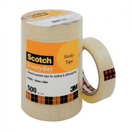 SCOTCH Transparent Tape 500LHB 7000040156 24mmx66m