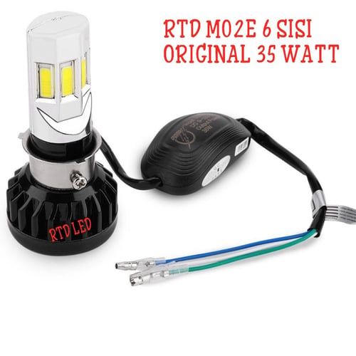 RTD Led Lampu Utama Headlamp LED RTD M02E 6 Sisi Original
