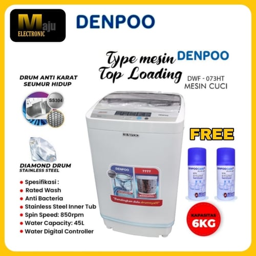 Mesin Cuci 1 Tabung 7KG DENPOO DWF073HT