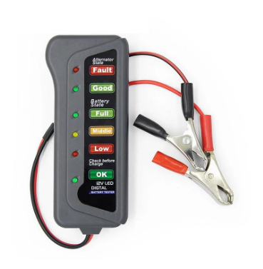 ORIGINAL Alat Test Aki Mobil Motor Battery Alternator Tester 12V LED