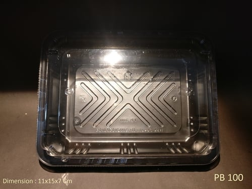 Kotak Mika Kue/Brownies/Bento Box/Tempat Makanan PB 100