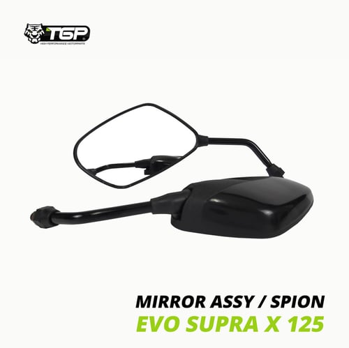 Spion Evo Supra X 125 / Spion Honda / Spion Murah / Spion Cembung TGP - Tangkai Pendek