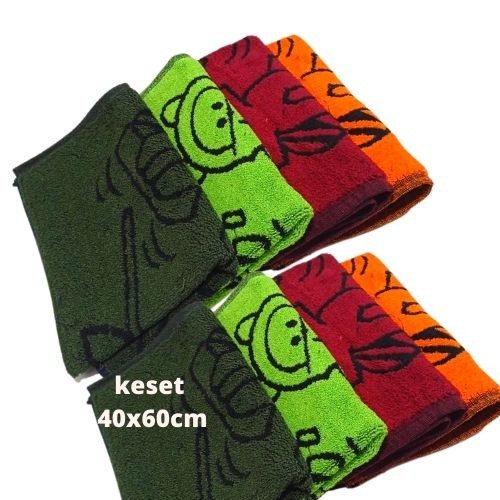 Keset Kaki handuk motif