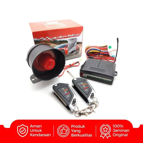 Alarm Mobil Universal Autovision Car Alarm System - BMAISI