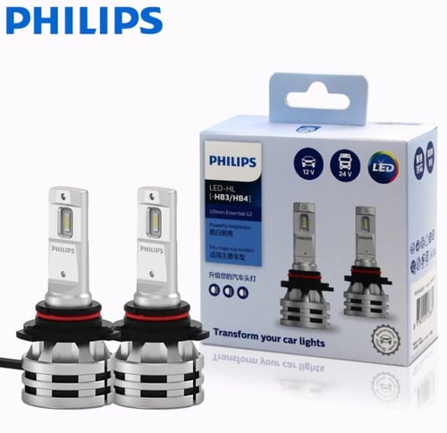 Philips LED Headlamp HB3 HB4 Ultinon Essential G2 12V-24V 6500K