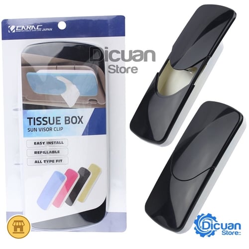 Carac Tissue Box Sun Visor / Tempat Kotak Tisu Mobil Sunvisor