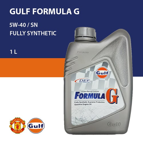 OLI MOBIL GULF FORMULA G 5W40 API SN PAO FULLY SYNTHETIC (GASOLINE)