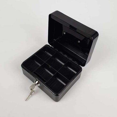 Kotak Brankas Uang Safebox Key Lock 15x12x8cm