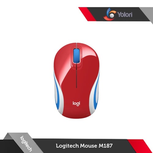 Logitech M187 Mouse Wireless - Garansi Resmi 3 Tahun