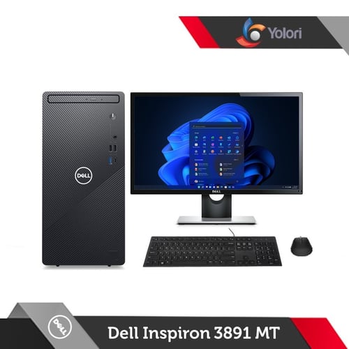 Dell Inspiron 3891 MT i3-10105 4GB 1TB Intel UHD Windows 11 OHS 2021 + E2016HV
