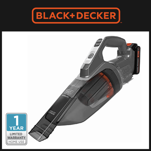 Black Decker Power Hand Vacuum Cleaner Cordless 20V (BCHV001D1E-B1)