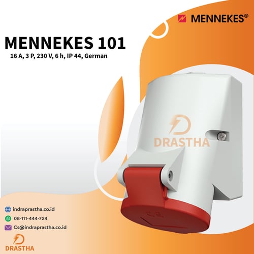 Mennekes 101 receptacles IP 44. 16A, 3p, 230v,German,
