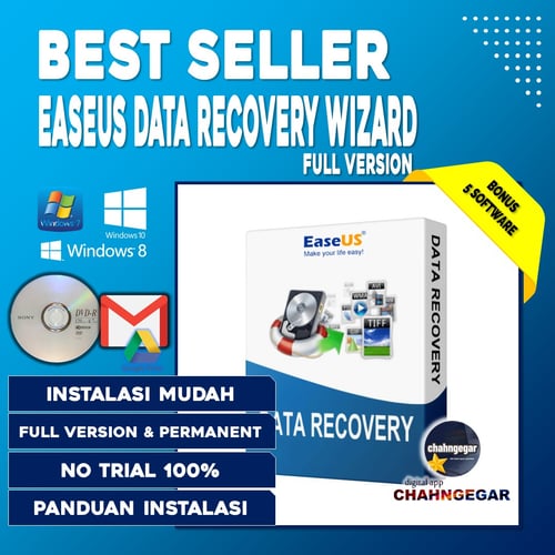 EaseUS DATA RECOVERY WIZARD PRO Terbaru Software Windows Utilitas Recovery Data Hardisk Memory