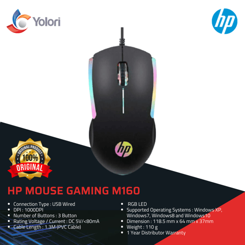 HP Mouse Gaming M160