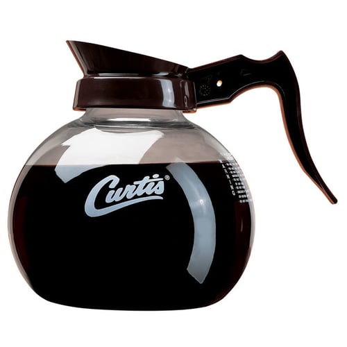 Coffee Glass Decanter WILBUR CURTIS - Teko Pemanas Kopi 1.8L (Brown Logo)