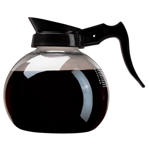 Coffee Glass Decanter WILBUR CURTIS - Teko Pemanas Kopi 1.8L (Black No Logo)