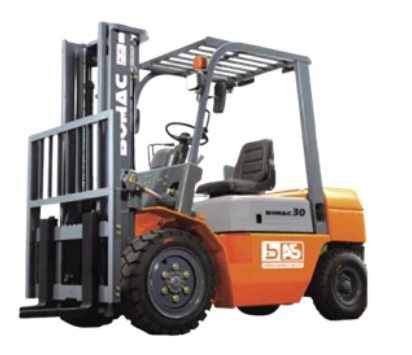 Heavy Duty Diesel Forklift BOMAC RD30M-BTX2 Manual Transmission Kapasitas 3 Ton