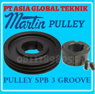 MARTIN PULLEY SPB 280 3 GROOVE WITH BUSHING 3020 CAST IRON