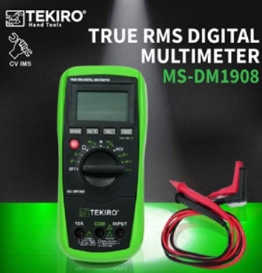 Avometer True Rms Digital Multimeter Tekiro Ms-Dm1908