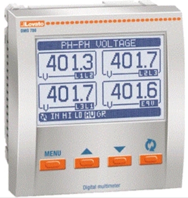 Lovato Electric Flush Mounting Digital Multimeters And Power Analyzer Dmg 700