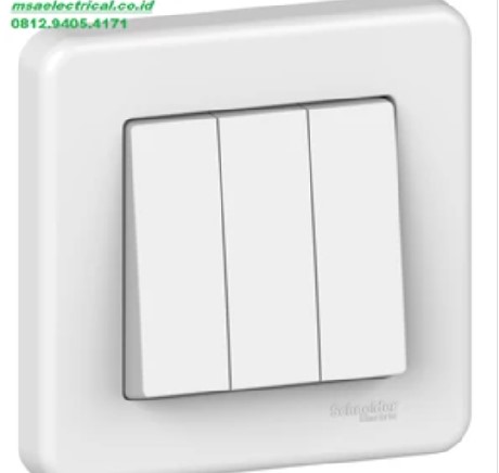 Schneider Leona Saklar 10AX Sakelar 3 Gang - 1 Arah LNA2100321