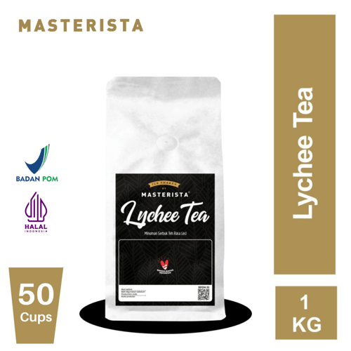 Bubuk Minuman Leci Tea Masterista 1000gr / Ice Shaken Lychee Tea