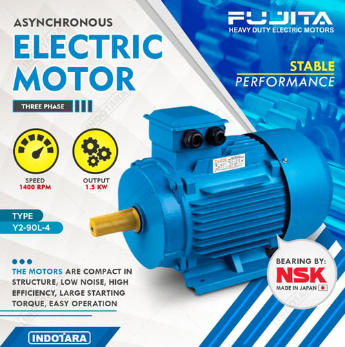 Fujita Electric Motor 3 Phase Y2 90L 4 (2HP/1.5KW)