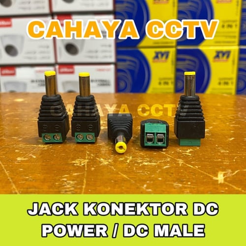 JACK KONEKTOR DC POWER / JACK DC MALE / JACK DC CCTV