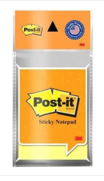 Post it sticky notes standard canary kertas memo & sticky notes 3 x 2 144 pack