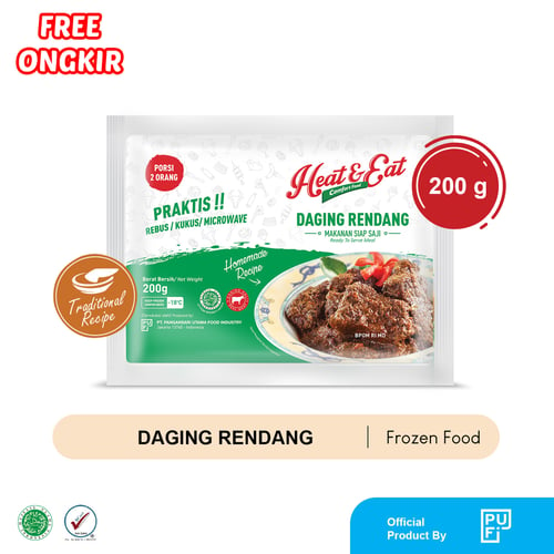 Heat & Eat Daging Rendang 200gr - 1 Pack