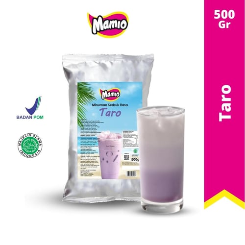 Mamio Minuman Serbuk Taro Kemasan 500 gram