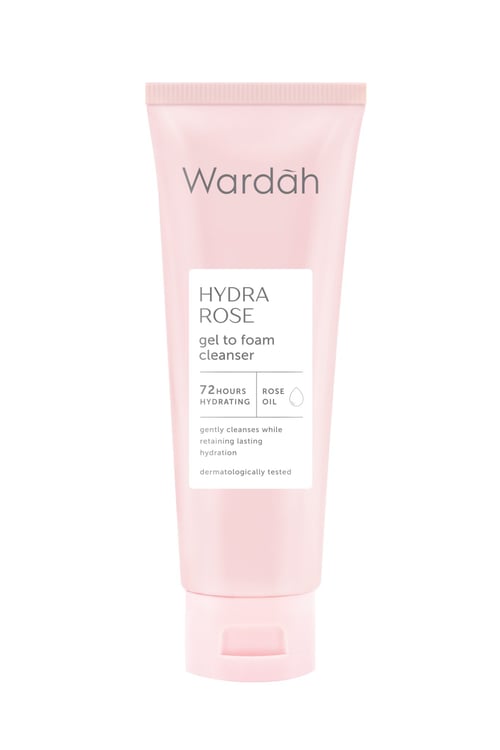 Wardah Hydra Rose Gel to Foam Cleanser 100 ml
