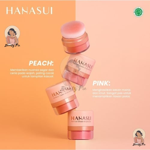 Hanasui Perfect Cheek Blush & Go Powder