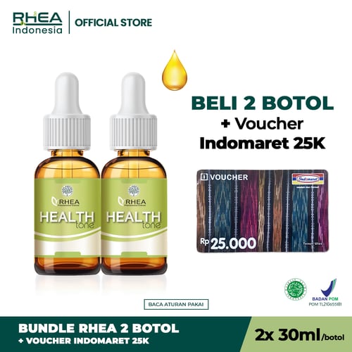 Bundle 2 Rhea Health Tone 30ml + Voucher Belanja Harian 25k