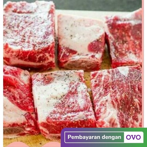 Iga Sapi Kualitas Super Daging Tebal / Beef Ribs 1 kg / 1kg
