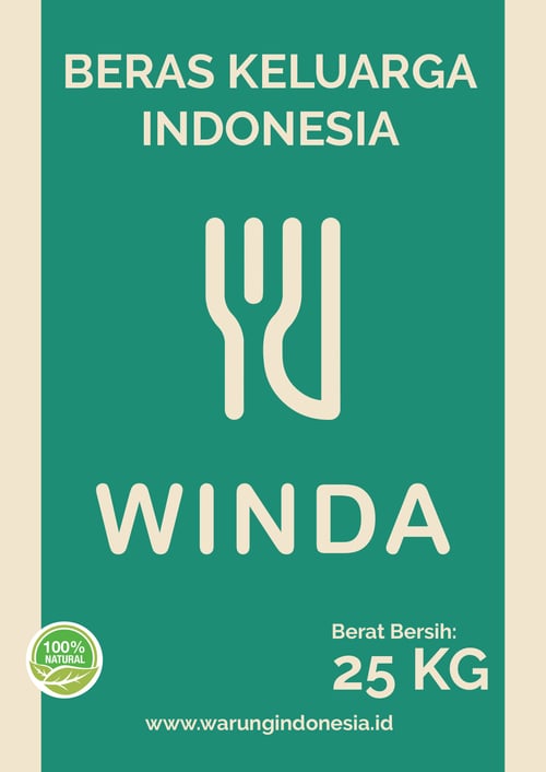 WINDA - Beras Keluarga Indonesia Medium 25kg