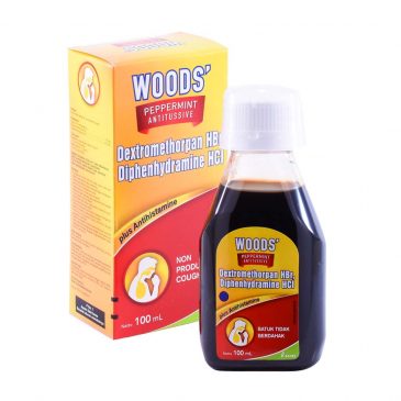 Obat Batuk Woods Peppermint Antitussive 100ml
