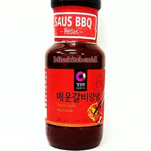 Spicy Galbi Sauce Marinade / Bumbu Pedas Korea Chung Jung One 280gr