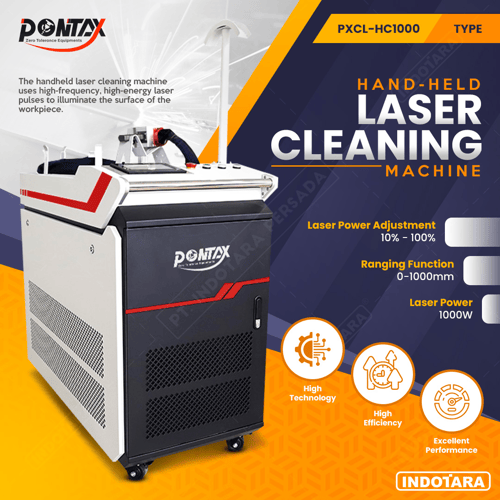 Mesin Handheld Laser Cleaning PONTAX - PXCL HC1000