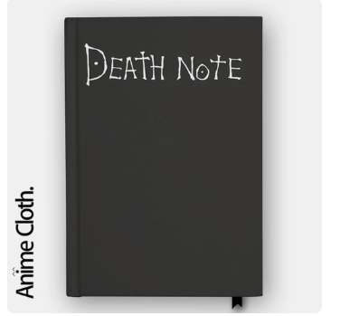 Notebook Deathnote Custom Anime Buku Jurnal Monthly Planner DN 01