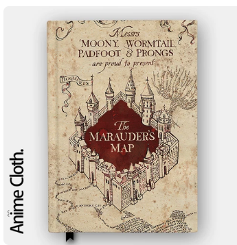 Buku Peta Perompak Harry Potter The Marauders Map Notebook Jurnal